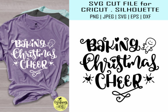 Baking Christmas Cheer: A Festive Graphics Boost for T-Shirt Designs