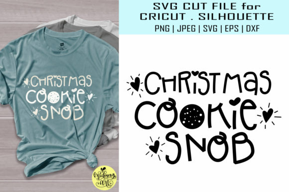 Christmas Cookie Snob: A Charming T-Shirt and Graphics Asset