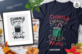 Christmas Hot Cocoa T-Shirt: A Festive Graphic for Local Branding