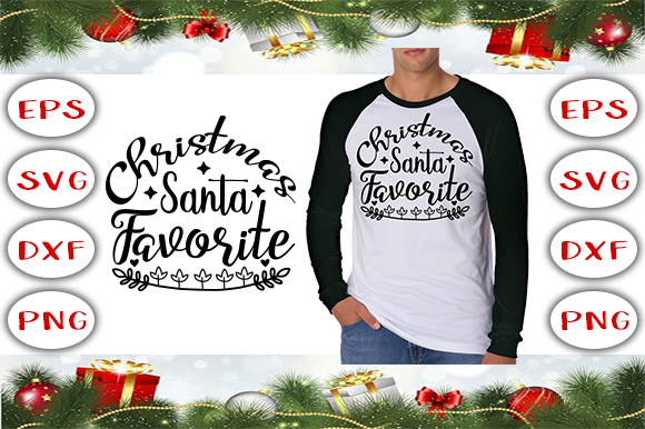 Christmas Santa Favorite - Perfect for T-Shirt Designs and Graphics