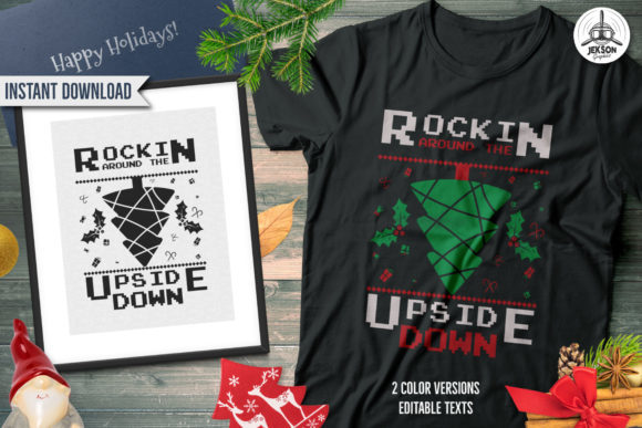 Christmas Tree T-Shirts: A Versatile Graphic Template