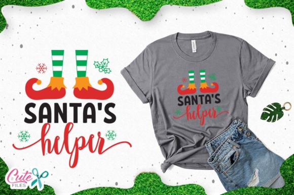 Enhancing Christmas Content with Santa's Helper Graphics