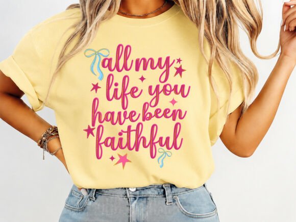 Faithful Quote T-Shirt SVG PNG Design Review