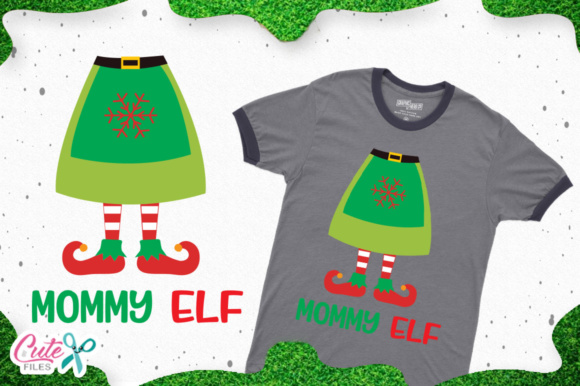 Mommy Elf Graphics: Perfect for T-Shirt Designs and More