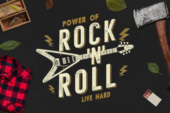 Music Rock N Roll Print for T-Shirt: A Graphics Must-Have
