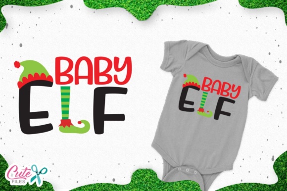 Review: Baby Elf, Christmas Cut Files for T-Shirt Designs