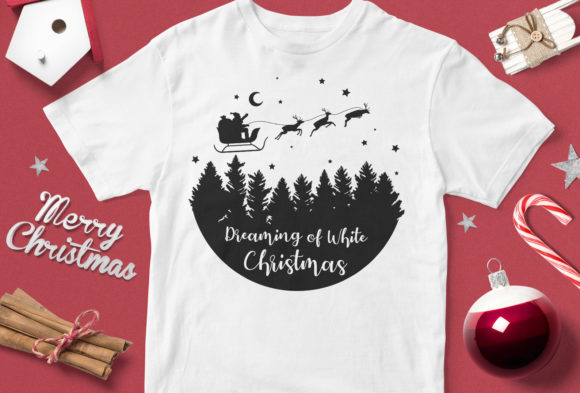 Reviewing Dreaming of White Christmas for T-Shirt Designs