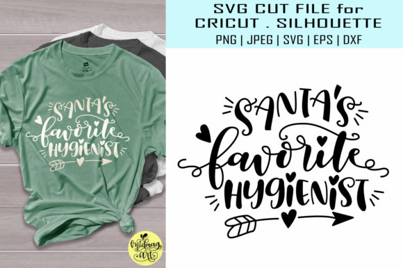 Santas Favorite Hygienist: A Festive T-Shirt Graphics Asset